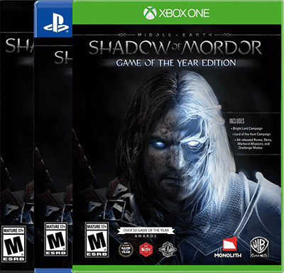 middle earth shadow of mordor xbox one