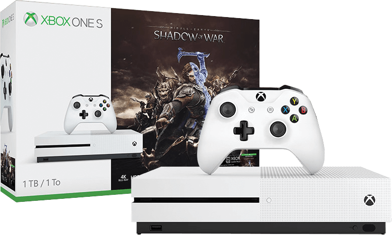 Pacote Sombras da Guerra Xbox One S